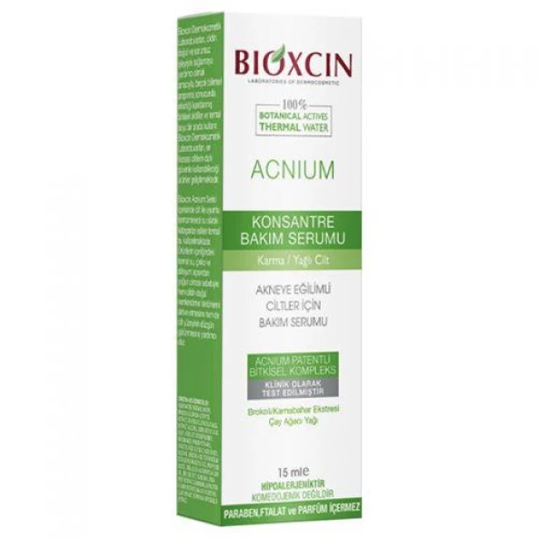 Bioxcin Acnium Konsantre Bakım Serumu 15ml ürün görseli 1