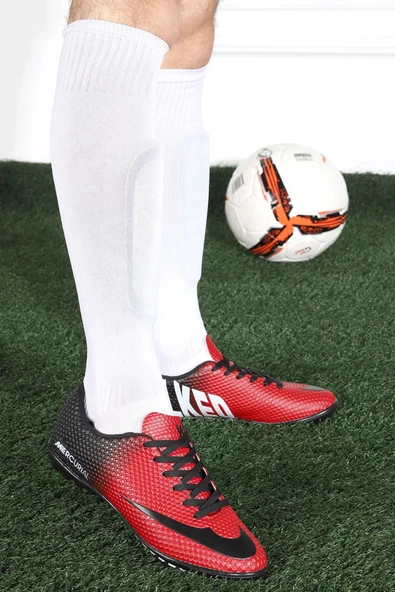 Albishoes Super Mercury Büyük Numara Battal Erkek Dişsiz Çim Halısaha Futbol Ayakkabısı (45-47) ürün görseli 1