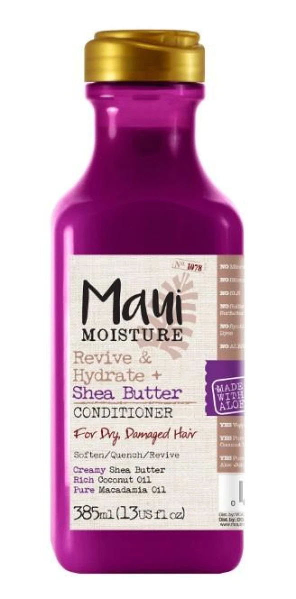 Maui Shea Butter Saç Kremi 385ml | Kuru ve Yıpranmış Saçlar ürün görseli 1