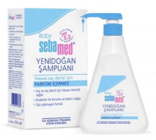 Sebamed Baby Yeni Doğan Şampuanı 500ml | Hassas Saç Derisi ürün görseli 1
