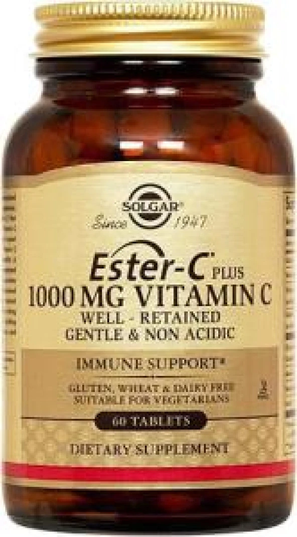 Solgar Ester-C Plus 1000mg 60 Tablet ürün görseli 1