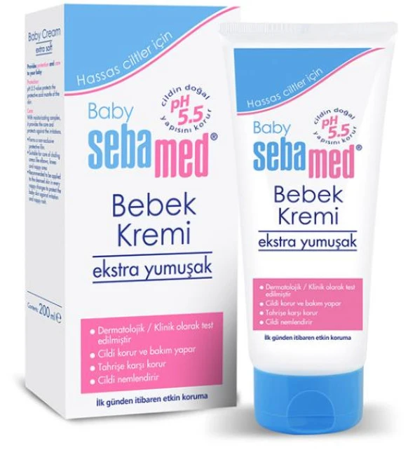 Sebamed Baby Bebek Kremi Ekstra Yumuşak 200ml | Hassas Ciltler ürün görseli 1