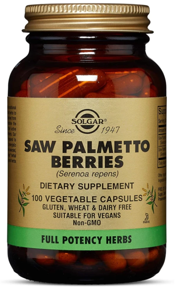 Solgar Saw Palmetto Berries 100 Kapsül ürün görseli 1