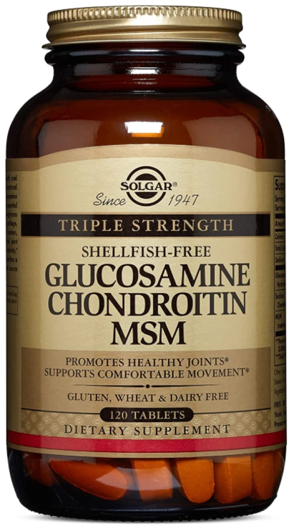 Solgar Glucosamin Chondroitin MSM 120 Tablet ürün görseli 1