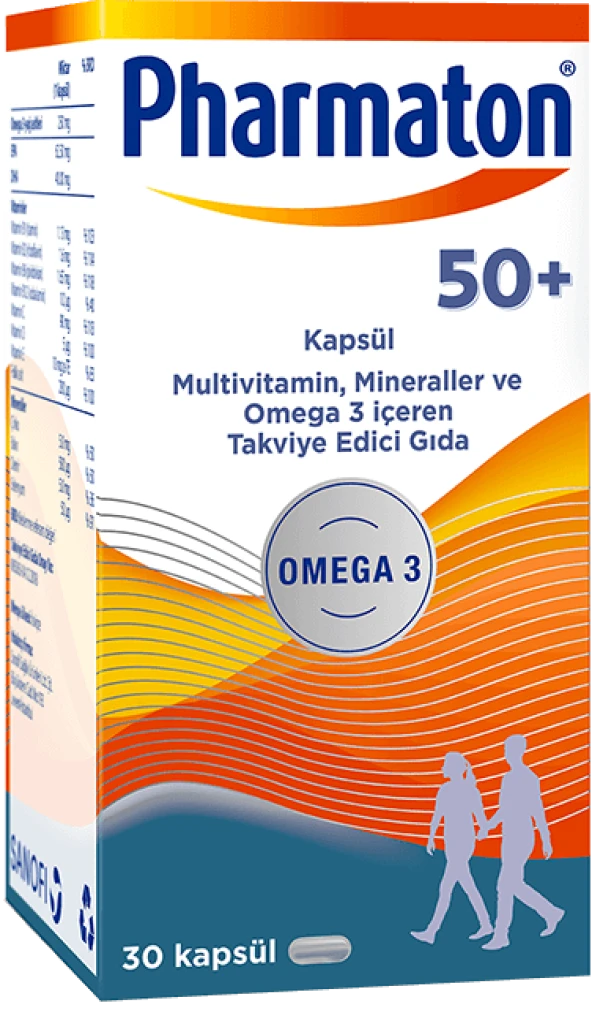 Pharmaton 50 Plus 30 Kapsül ürün görseli 1