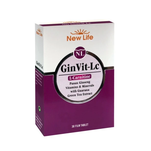 NewLife Ginvit-LC 30 Tablet ürün görseli 1