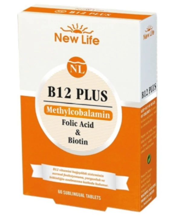 NewLife B12 Plus Sublingual 60 Tablet | Dilaltı Tablet ürün görseli 1