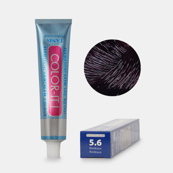Kalıcı Saç Boyası COLOR-IT 5.6 Bordeaux ürün görseli 1
