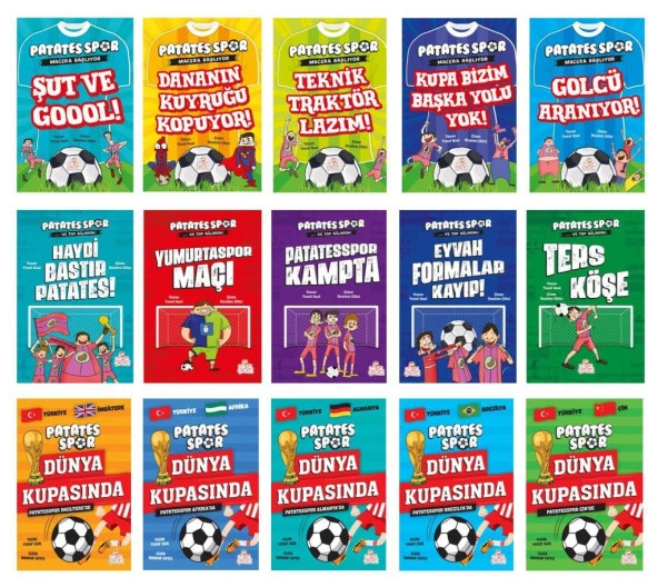 Yusuf Asal Patatesspor Serisi 15 Kitap (Ve Top Ağlarda + Macera Başlıyor + Dünya Kupasında) ürün görseli 1