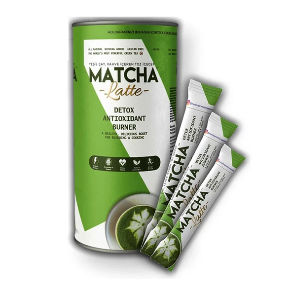 Matcha Premium Japanese Matcha Latte Form Çayı Maça Çayı 20 x 7GR ürün görseli 1