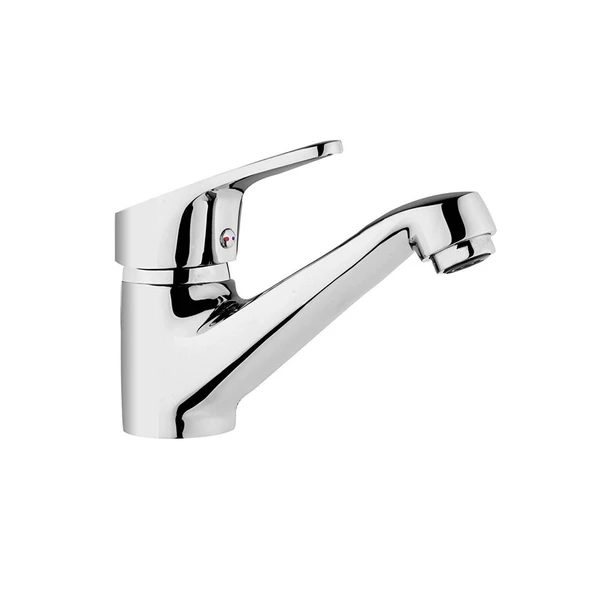 Tema Cosmo Tek Gövde Sabit Lavabo Bataryası Musluk Krom ürün görseli 1