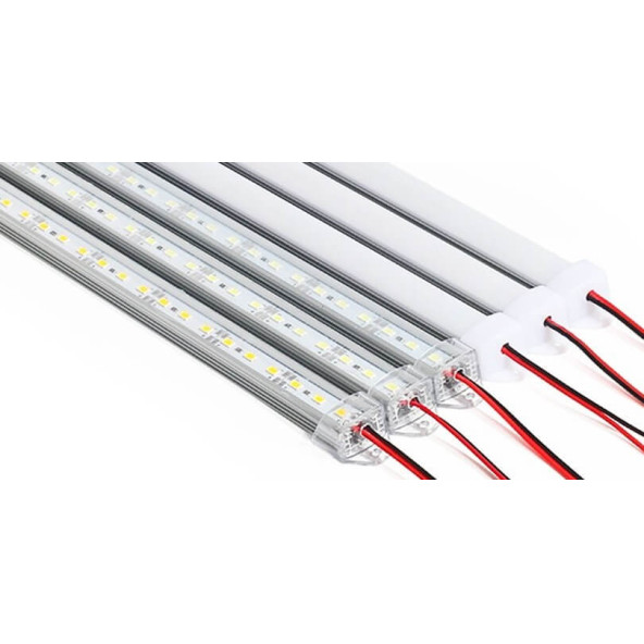 Digielektro Barled 24 Volt Çubuk LED 72 Ledli Beyaz Renk 5730 Kasalı OpakMat Kapak 100Cm ürün görseli 1