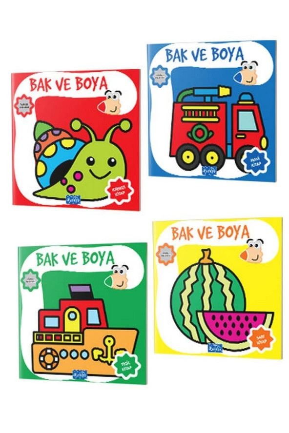 Bak Ve Boya Seti 4 Kitap - ürün görseli 1