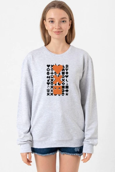Love Death Robots Orange Grimelanj Kadın 2ip Sweatshirt ürün görseli 1