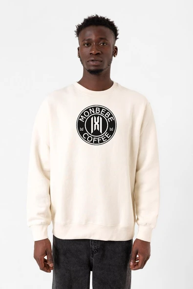Monsta X Monbebe Coffee Ekru Erkek 2ip Sweatshirt ürün görseli 1