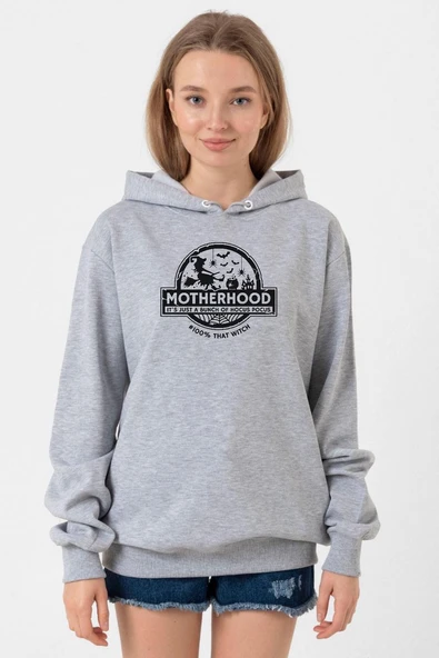 Motherhood Witch Grimelanj Kadın 3ip Kapşonlu Sweatshirt ürün görseli 1