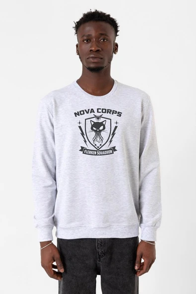 Nova Corps Flerken Squadron Karmelanj Erkek 2ip Sweatshirt ürün görseli 1