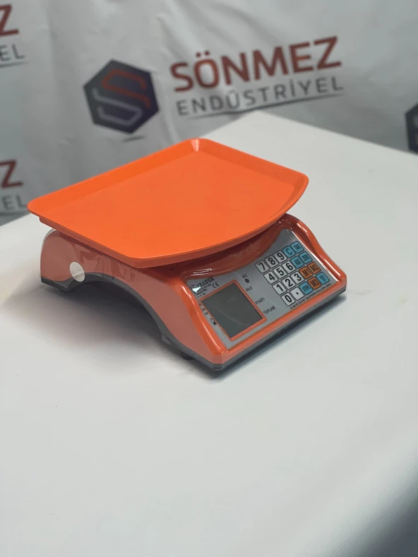 Brader 40 Kg Elektronik Dijital Hesaplamalı Terazi Turuncu ürün görseli 1