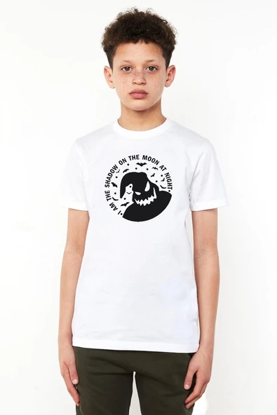 Oogie Boogie Beyaz Çocuk Bisikletyaka Tshirt ürün görseli 1
