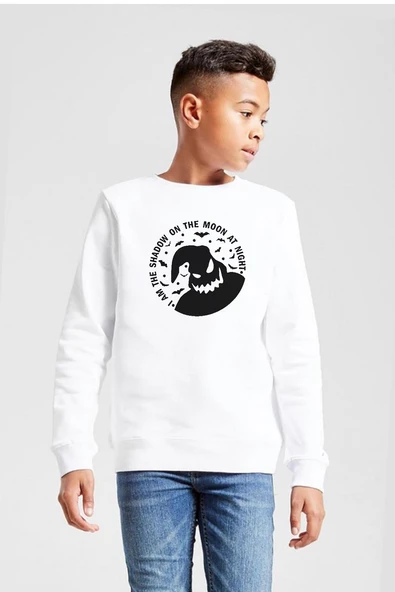 Oogie Boogie Beyaz Çocuk 2ip Sweatshirt ürün görseli 1