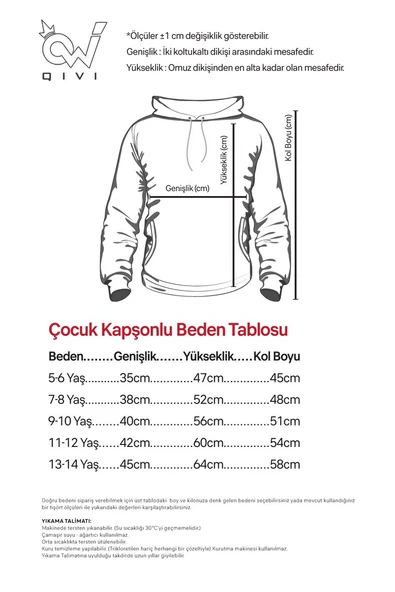 Oogie Boogie Beyaz Çocuk 3ip Kapşonlu  Sweatshirt - Resim 4