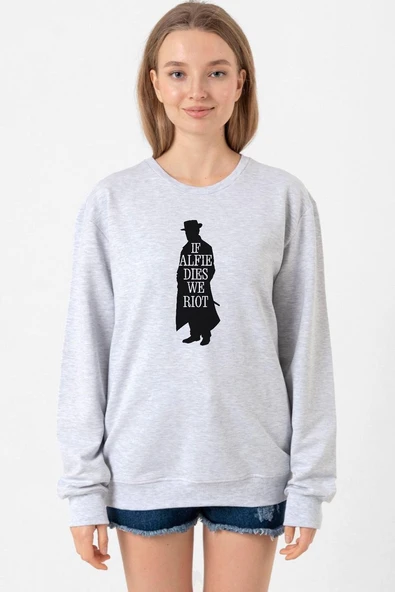 Peaky Blinders Alfie Dies Halloween Grimelanj Kadın 2ip Sweatshirt ürün görseli 1