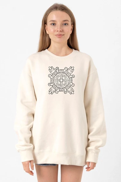 Pokemon Relic Fragment Ekru Kadın 2ip Sweatshirt ürün görseli 1