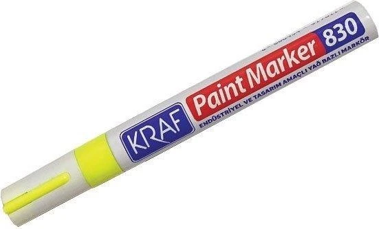 Kraf 830 Paint Markör Sarı Rötuş Boya Kalemi ürün görseli 1