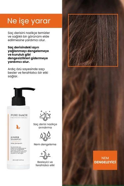 PURE SAACH PROFESSİONAL JUNIPER SHAMPOO - Resim 2