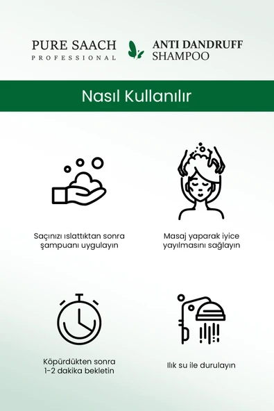 PURE SAACH PROFESSİONAL ANTI DANDRUFF SHAMPOO - Resim 3