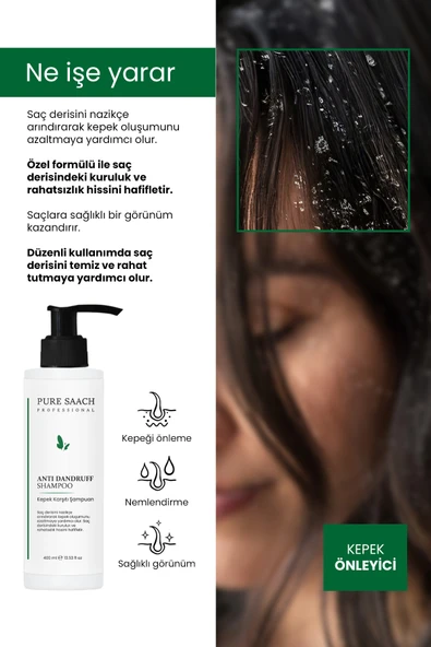 PURE SAACH PROFESSİONAL ANTI DANDRUFF SHAMPOO - Resim 2