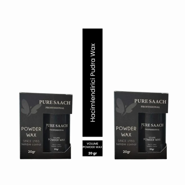 Pure Saach Profesyonel Volume Powder Wax 2 Adet ürün görseli 1