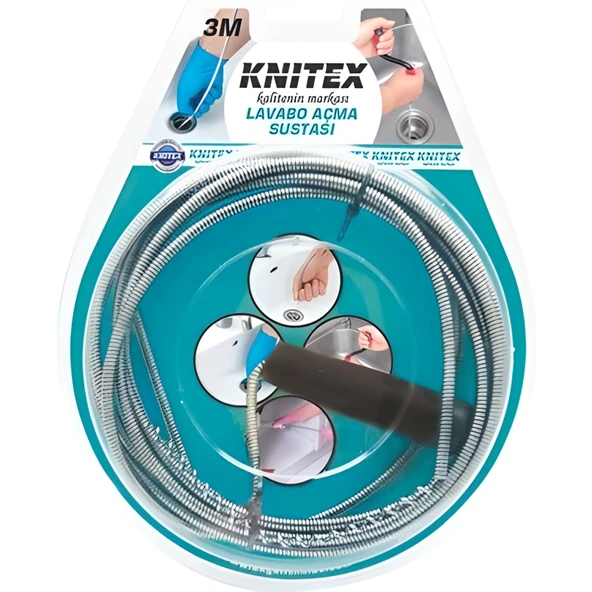Knitex 3 Mt Lavabo Açma Teli Sustası KTX-1117 ürün görseli 1