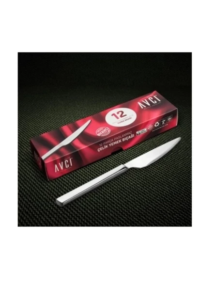 Avcı 914.MS Klas Mono Steak Bıçak Seti 12'li ürün görseli 1