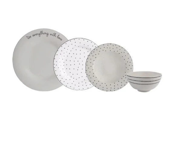 Porland Hope 24 Parça 6 Kişilik Yemek Takımı Set2 ürün görseli 1