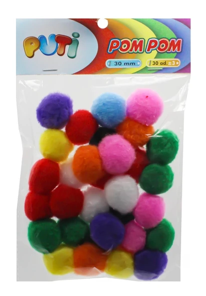 Puti Ponpon 30Mm 30Lu ürün görseli 1