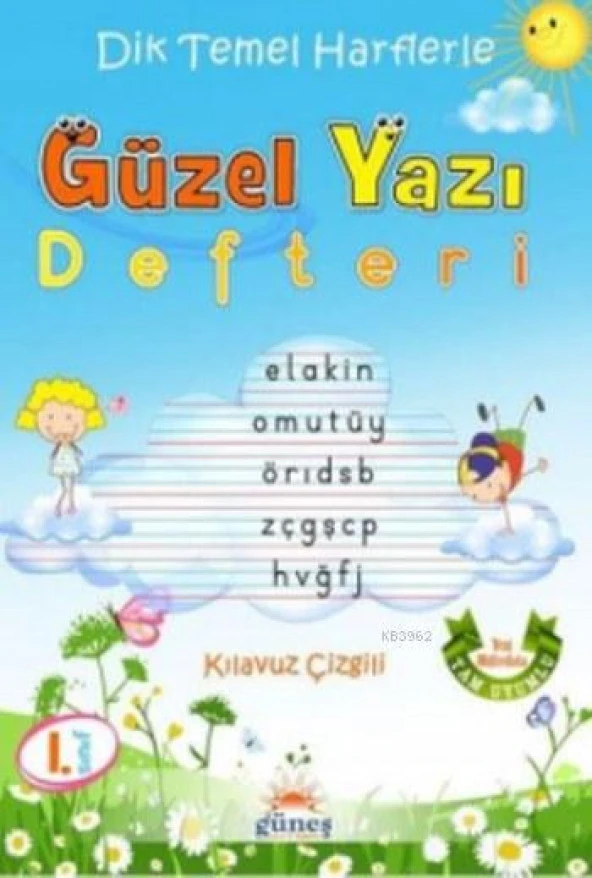 Güneş - Güzel Yazı Defteri Dik Temel Harflerle Örnekli ürün görseli 1
