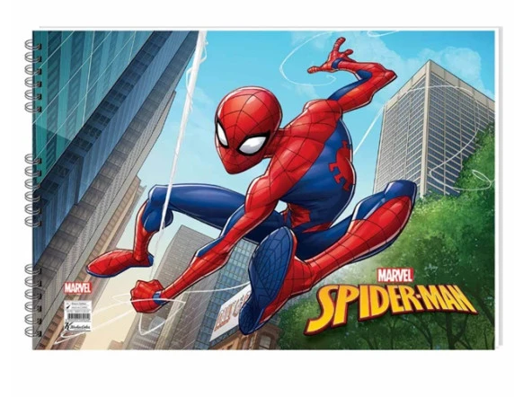 Keskin Color Spider-Man Resim Defteri 25X35 15 Yaprak Spiralli ürün görseli 1