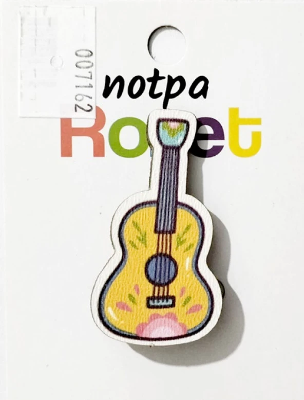 Notpa Rozet Ahşap Gitar - 3 adet ürün görseli 1