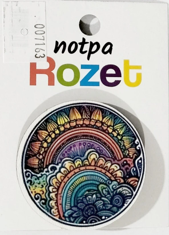 Notpa Rozet Ahşap Mandala Yuvarlak - 3 adet ürün görseli 1