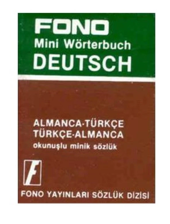 Fono Almanca Sözlük Mini ürün görseli 1