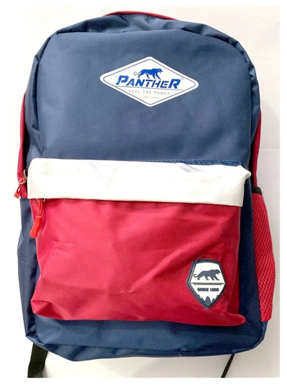 Panther Sırt Çantası Feel The Power Lacivert-Kırmızı Pt-4517 ürün görseli 1