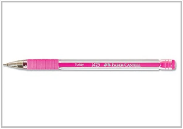 Faber Castell Tükenmez Kalem 1425 Pembe - 3 adet ürün görseli 1