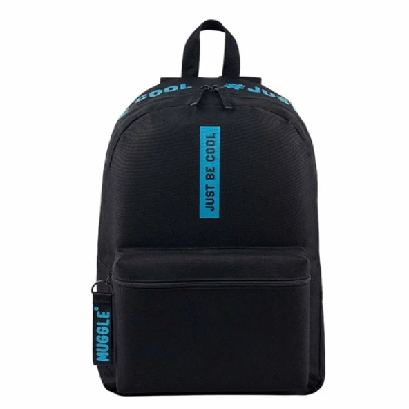 Muggle Sırt Çantası Siyah Just Be Cool Pt-0488 Okul çantası ürün görseli 1