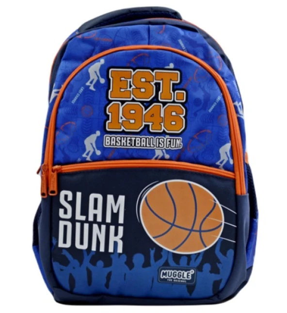 Muggle Sırt Çantası Basket İs Fun Mavi Mu-9130 ürün görseli 1