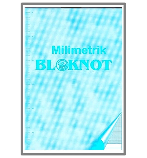 Gülpaş Milimetrik Kağıt A4 Bloknot Mavi 30 lu ürün görseli 1
