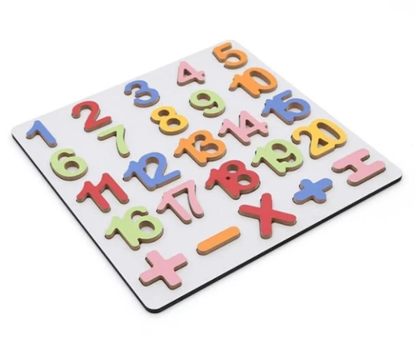 Hamaha Ahşap Rakamlar Puzzle Hmh-123 ürün görseli 1