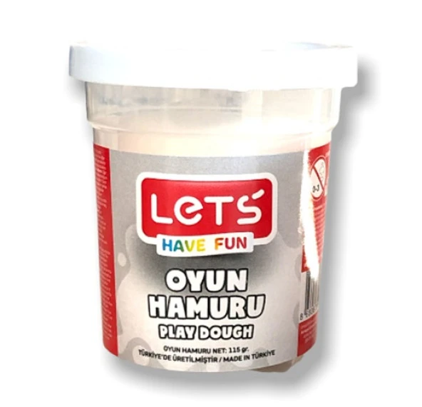 Lets Oyun Hamuru 115Gr Beyaz - 2 adet ürün görseli 1