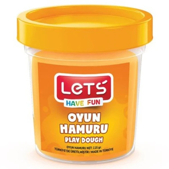 Lets Oyun Hamuru 115 Gr Turuncu - 2 adet ürün görseli 1