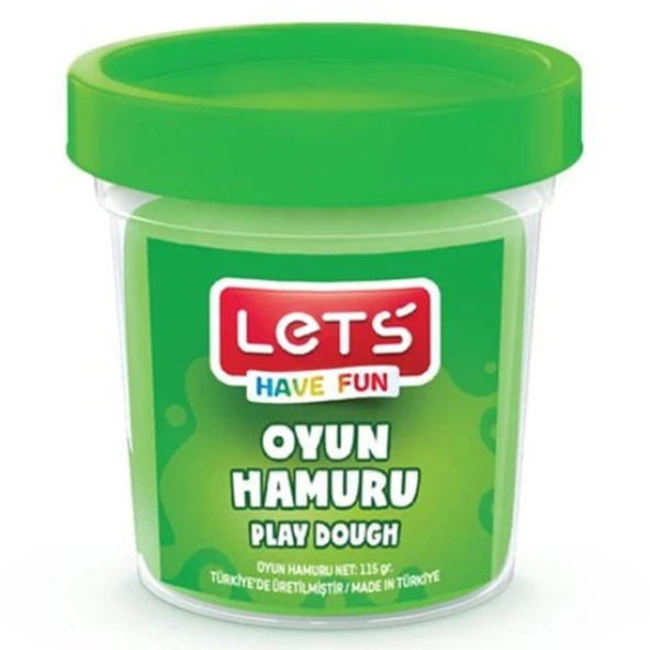 Lets Oyun Hamuru 115 Gr Yeşil - 2 adet ürün görseli 1